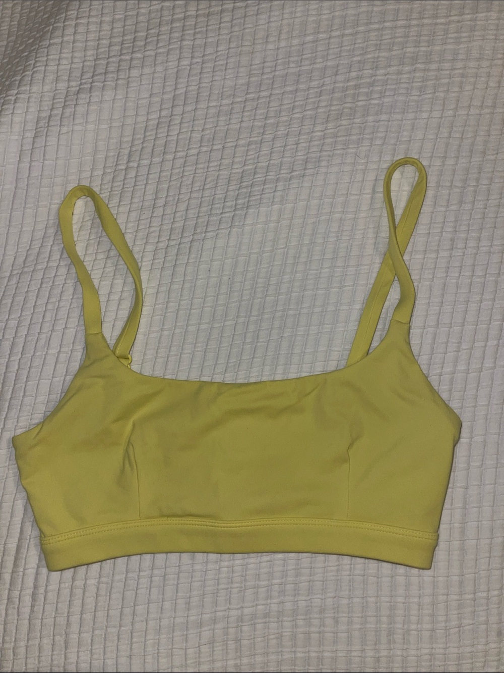 Butter Yellow Vitality Sports Bra size Small
